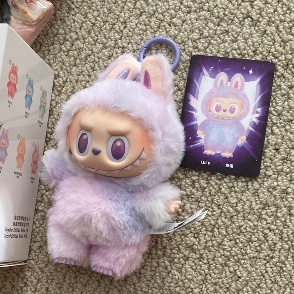 NEW Pop Mart Big Into Energy Labubu Luck Purple Confirmed Authentic Toy Kids NIB - Picture 8 of 11